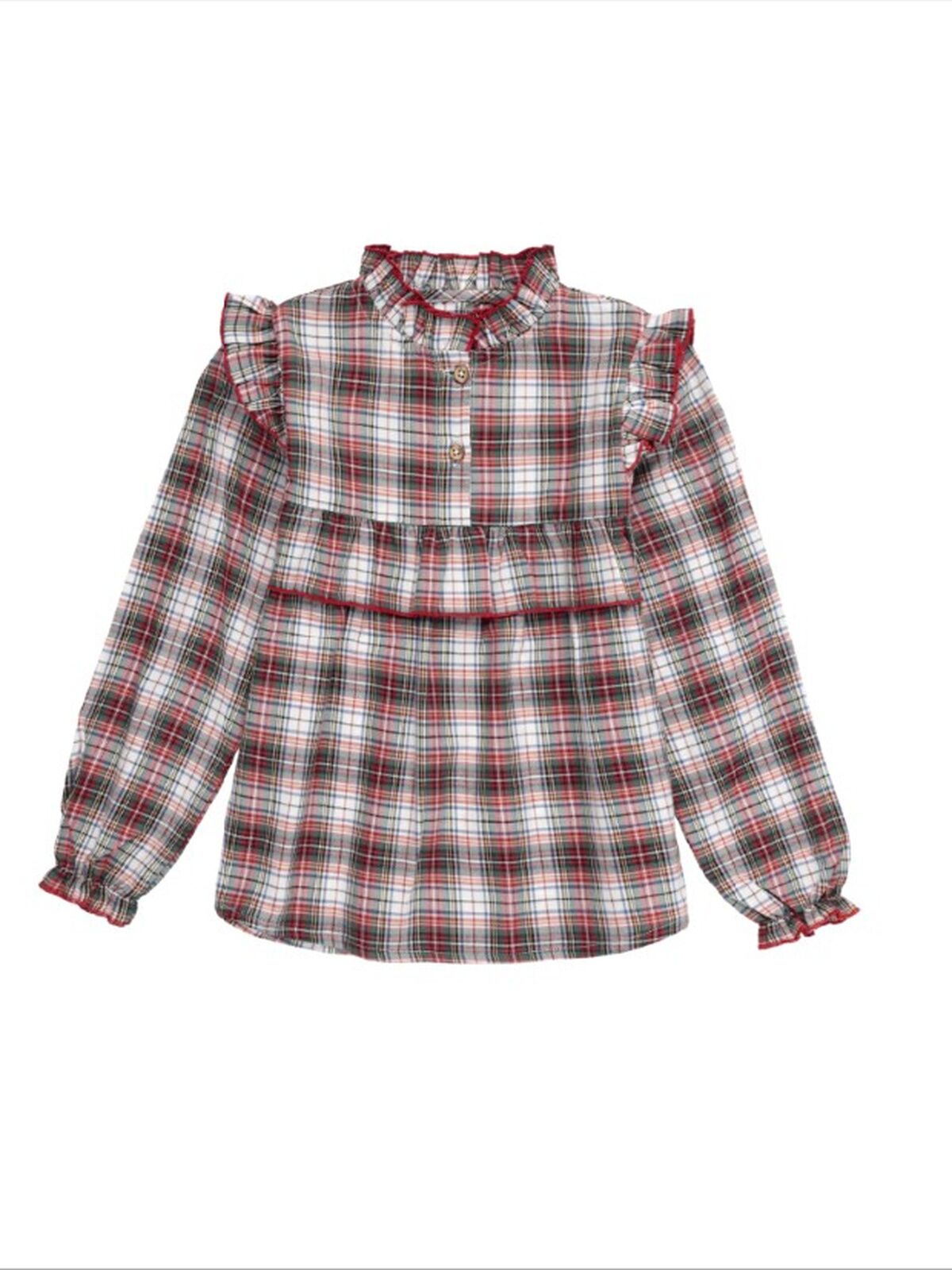 CAMISA NIÑA CUADROS ESCOCÉS