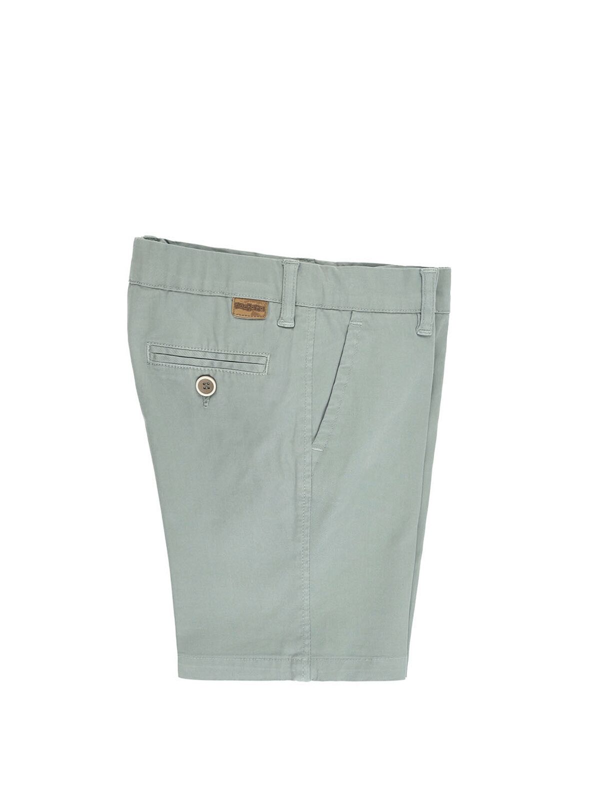 Pantalón Corto Bermuda Niño de Algodón/Lycra Verde Seco