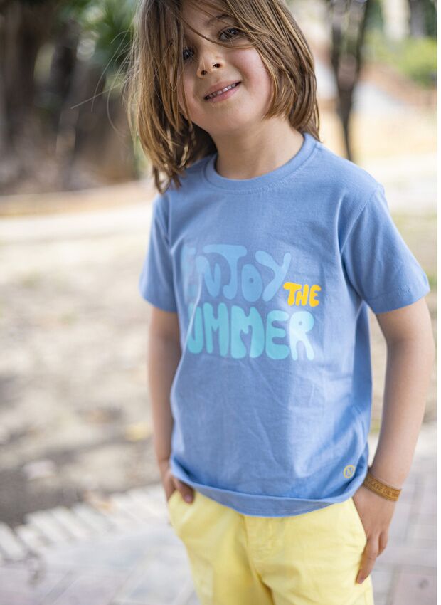 CAMISETA AZUL ENJOY