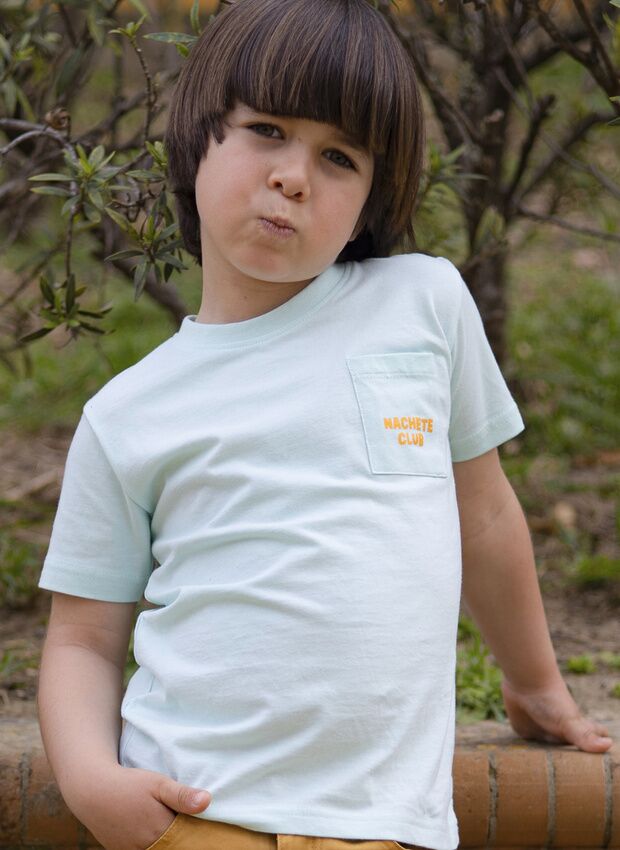 CAMISETA VERDE AGUA POPCORN - PALOMITAS