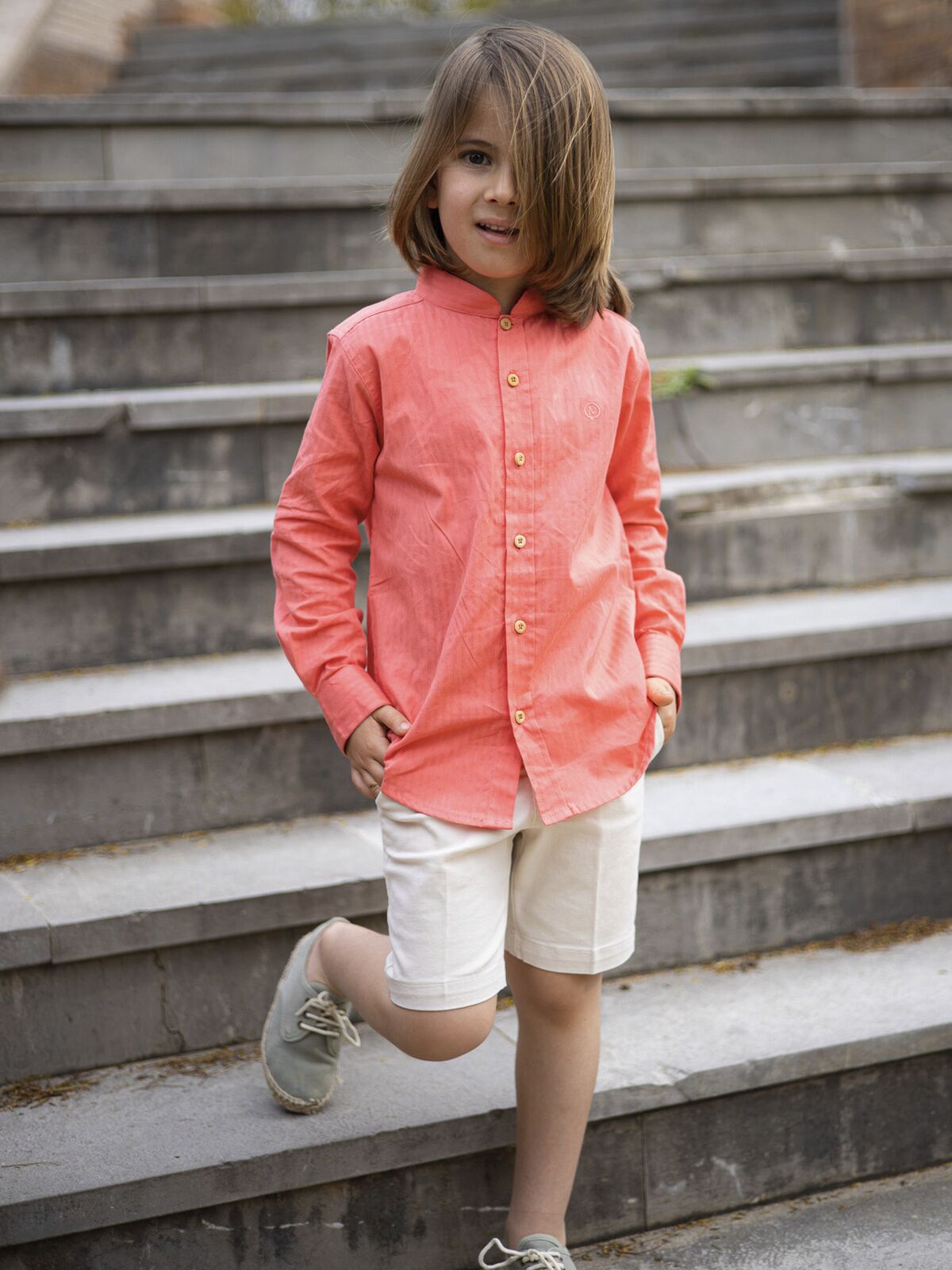 CAMISA CORAL ALGODÓN