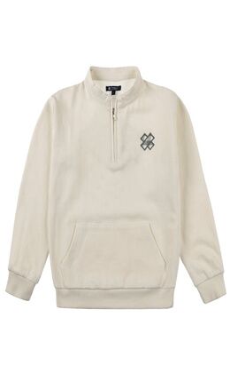 SUDADERA UNIXES MARFIL VICHY VERDE