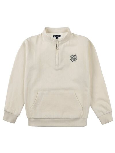 SUDADERA UNIXES MARFIL VICHY VERDE