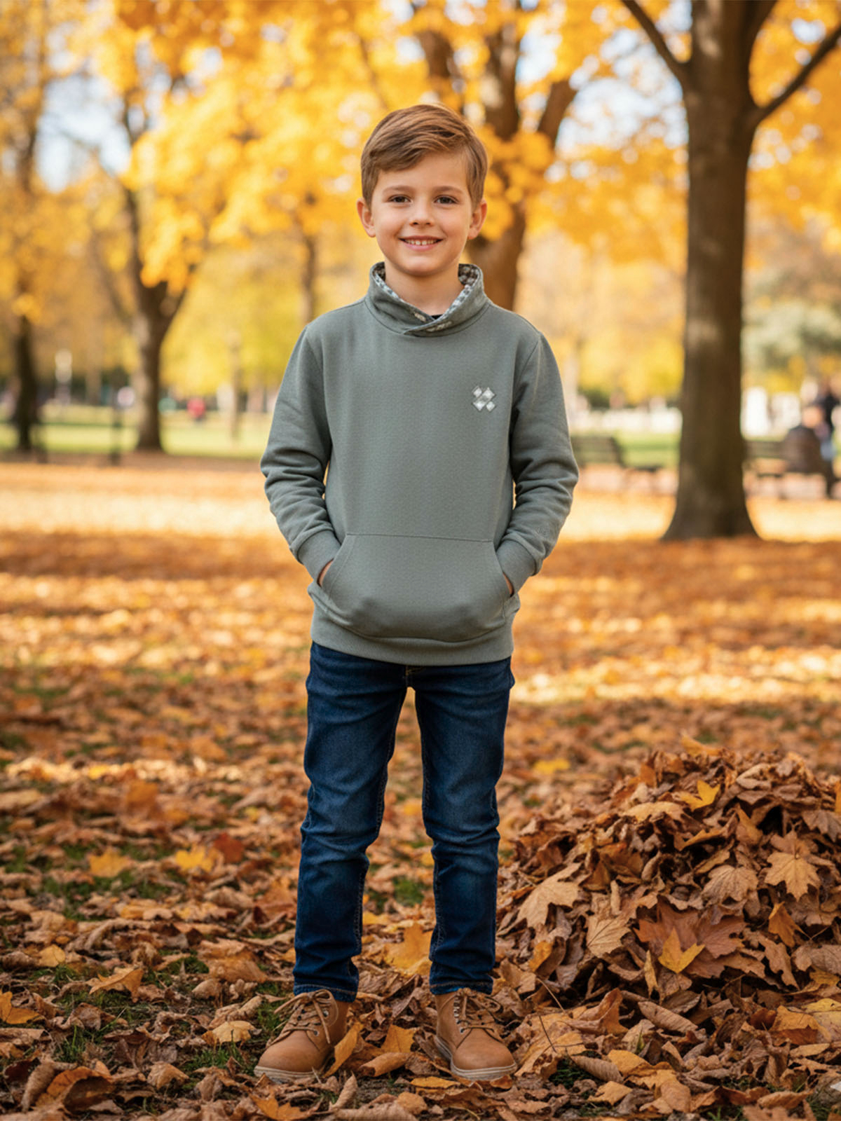 SUDADERA UNISEX VERDE