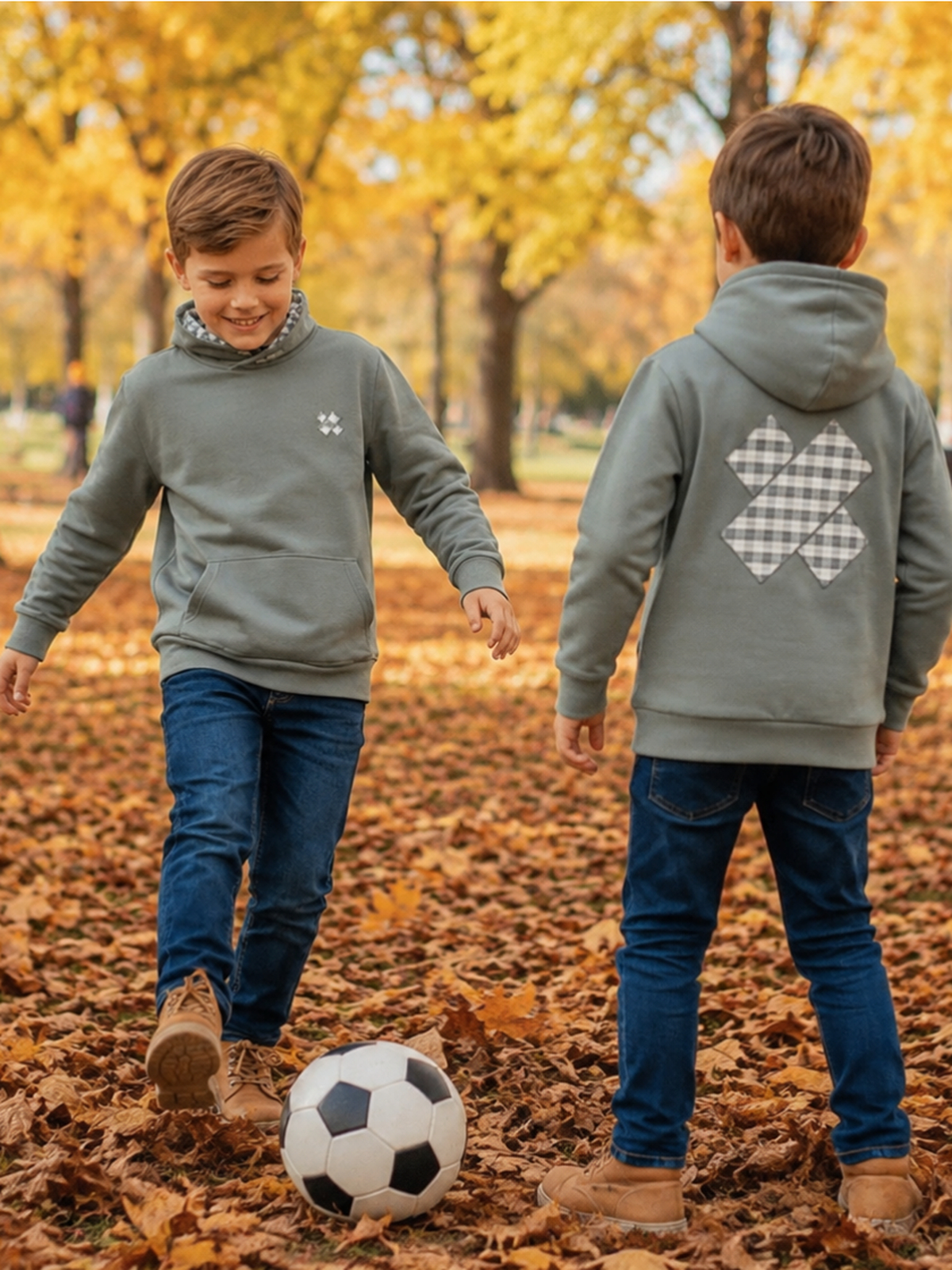 SUDADERA UNISEX VERDE