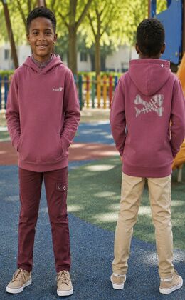 SUDADERA NIÑO RASPA BUGANVILLA