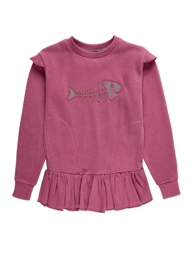 SUDADERA NIÑA RASPA BUGANVILLA