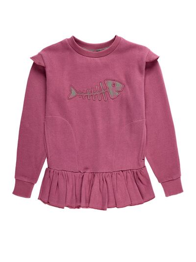 SUDADERA NIÑA RASPA BUGANVILLA