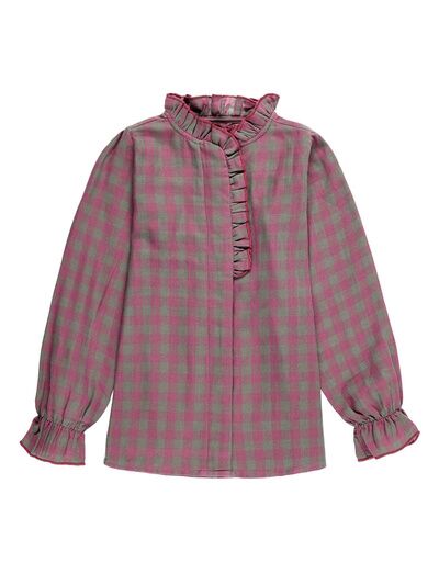 CAMISA NIÑA VICHY BUGANVILLA