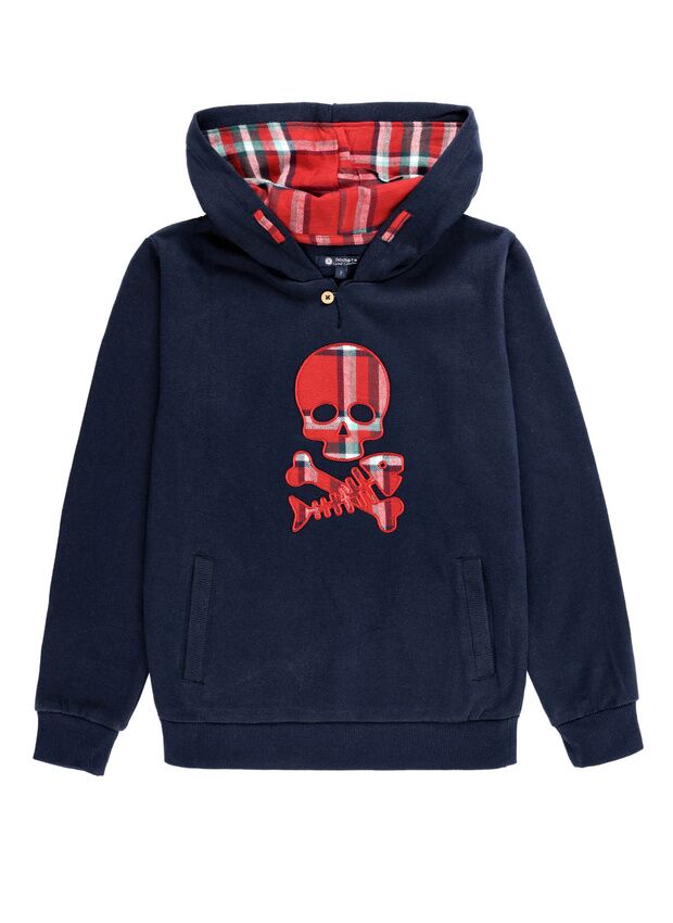 SUDADERA NIÑO MARINO CALAVERA