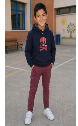 SUDADERA NIÑO MARINO CALAVERA