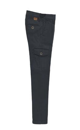PANTALÓN CHINO CARGO NEGRO 001