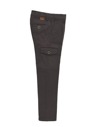 PANTALON CHINO CARGO CHOCOLATE 800