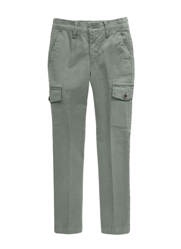 PANTALON CHINO CARGO VERDE SECO 650