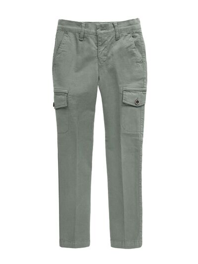 PANTALON CHINO CARGO VERDE SECO 650