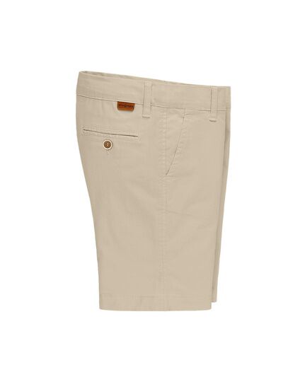 PANTALON CORTO BERMUDA ALGODON BEIGE