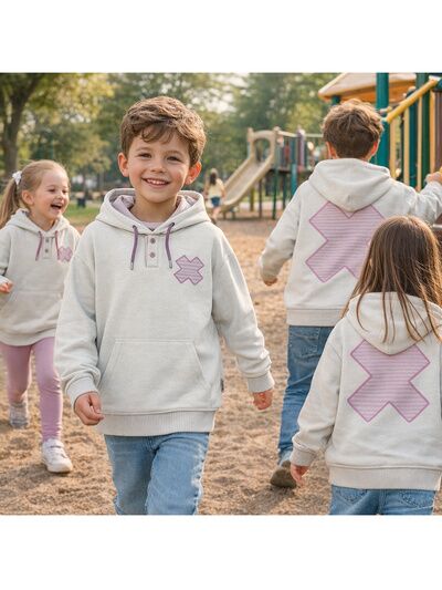 SUDADERA BLANCA CRUZ RAYAS ROSAS